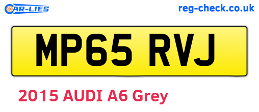 MP65RVJ are the vehicle registration plates.