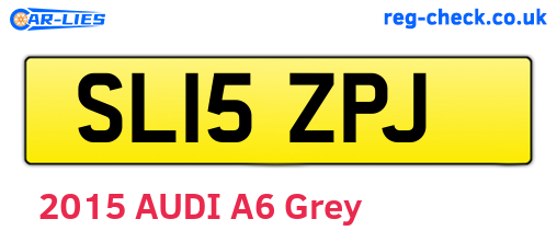 SL15ZPJ are the vehicle registration plates.