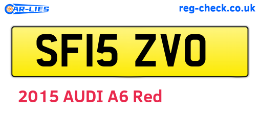 SF15ZVO are the vehicle registration plates.
