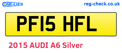 PF15HFL are the vehicle registration plates.