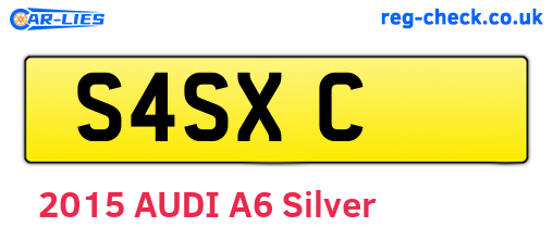 S4SXC are the vehicle registration plates.