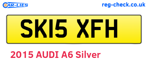 SK15XFH are the vehicle registration plates.