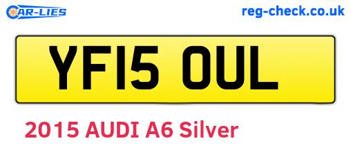 YF15OUL are the vehicle registration plates.