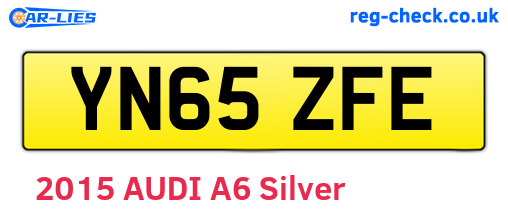 YN65ZFE are the vehicle registration plates.