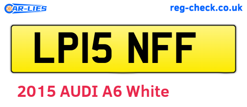 LP15NFF are the vehicle registration plates.
