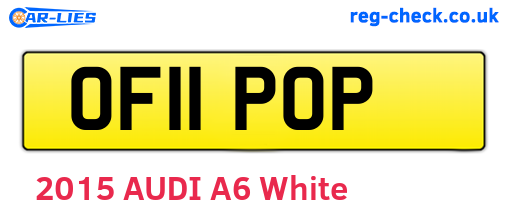 OF11POP are the vehicle registration plates.