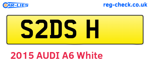 S2DSH are the vehicle registration plates.