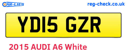YD15GZR are the vehicle registration plates.