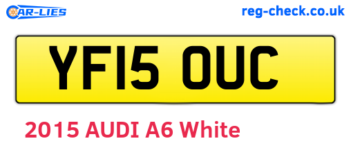 YF15OUC are the vehicle registration plates.