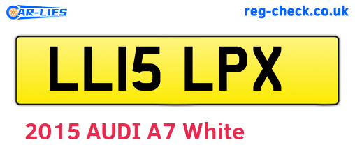 LL15LPX are the vehicle registration plates.