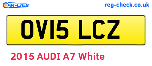 OV15LCZ are the vehicle registration plates.