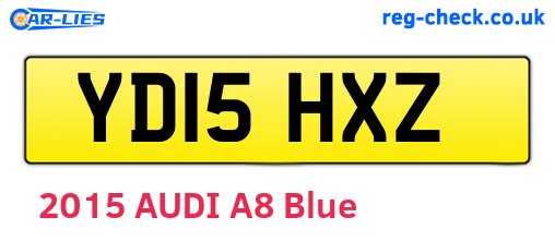 YD15HXZ are the vehicle registration plates.
