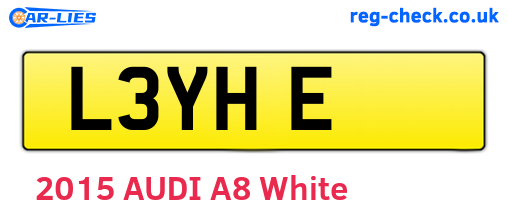 L3YHE are the vehicle registration plates.