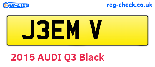 J3EMV are the vehicle registration plates.