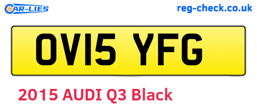 OV15YFG are the vehicle registration plates.