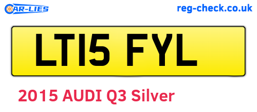 LT15FYL are the vehicle registration plates.