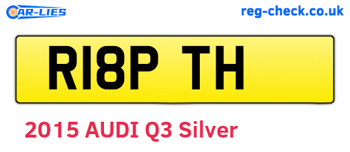 R18PTH are the vehicle registration plates.