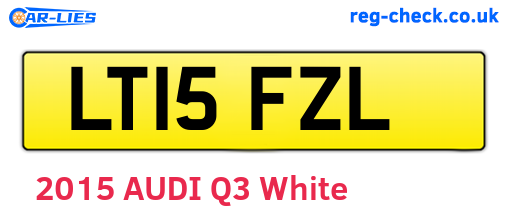 LT15FZL are the vehicle registration plates.