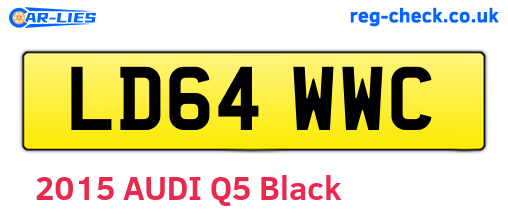 LD64WWC are the vehicle registration plates.