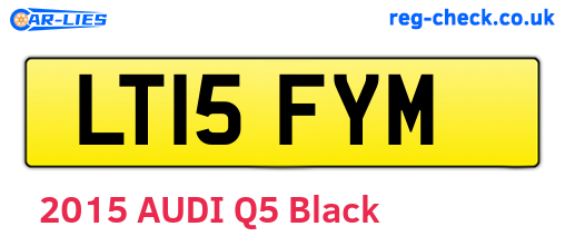 LT15FYM are the vehicle registration plates.