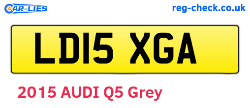 LD15XGA are the vehicle registration plates.