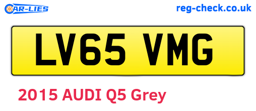 LV65VMG are the vehicle registration plates.