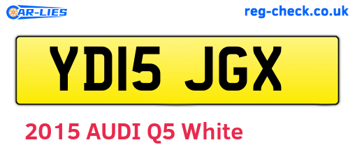 YD15JGX are the vehicle registration plates.