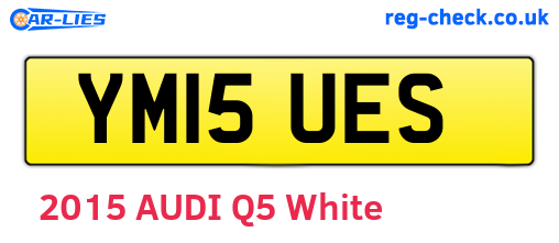 YM15UES are the vehicle registration plates.