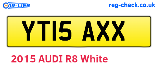 YT15AXX are the vehicle registration plates.