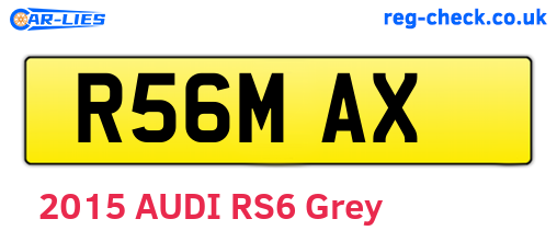 R56MAX are the vehicle registration plates.