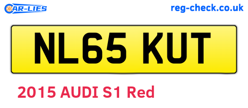 NL65KUT are the vehicle registration plates.