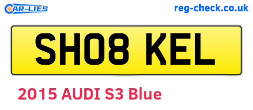 SH08KEL are the vehicle registration plates.