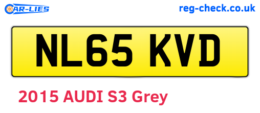 NL65KVD are the vehicle registration plates.