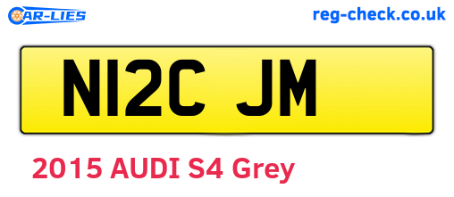 N12CJM are the vehicle registration plates.