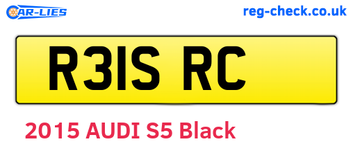 R31SRC are the vehicle registration plates.
