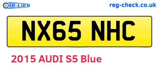 NX65NHC are the vehicle registration plates.