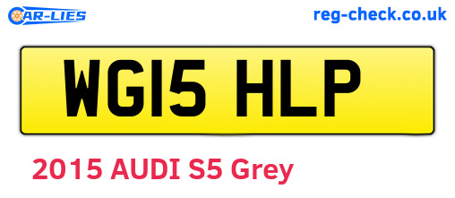 WG15HLP are the vehicle registration plates.