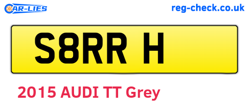 S8RRH are the vehicle registration plates.