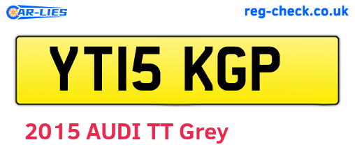 YT15KGP are the vehicle registration plates.