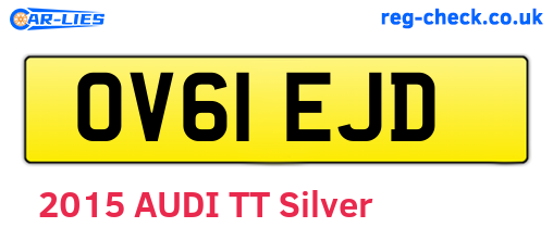 OV61EJD are the vehicle registration plates.
