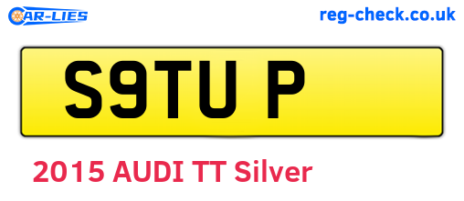 S9TUP are the vehicle registration plates.