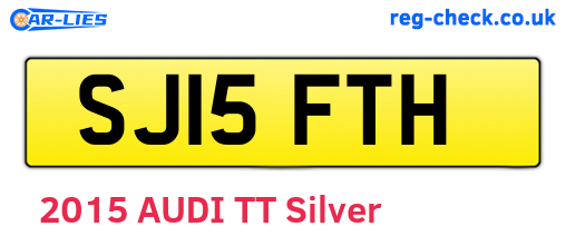 SJ15FTH are the vehicle registration plates.