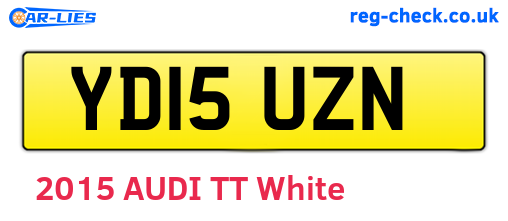 YD15UZN are the vehicle registration plates.