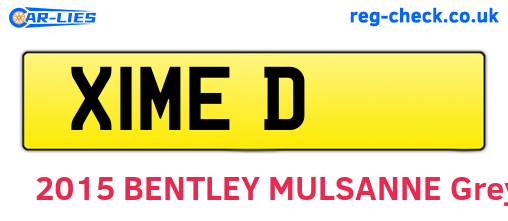 X1MED are the vehicle registration plates.