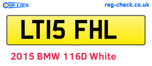 LT15FHL are the vehicle registration plates.