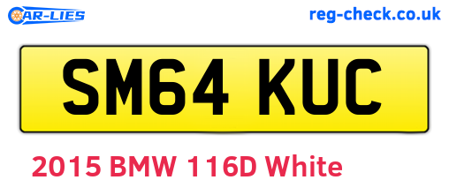 SM64KUC are the vehicle registration plates.