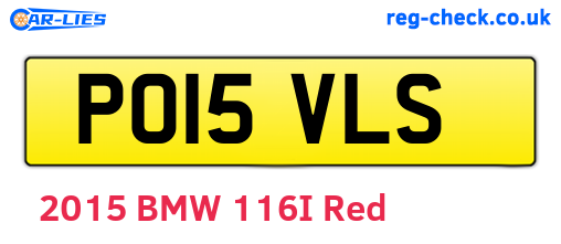 PO15VLS are the vehicle registration plates.