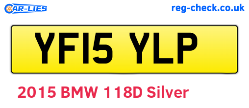 YF15YLP are the vehicle registration plates.