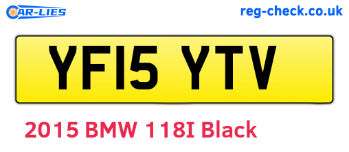 YF15YTV are the vehicle registration plates.