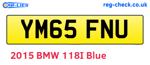 YM65FNU are the vehicle registration plates.